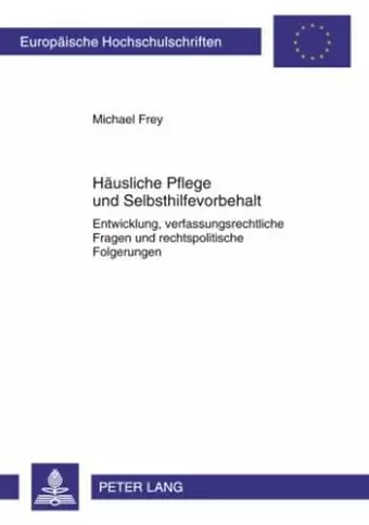 Haeusliche Pflege Und Selbsthilfevorbehalt cover
