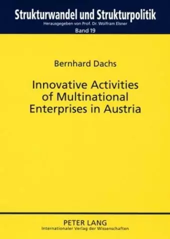 Innovative Activities of Multinational Enterprises in Austria cover