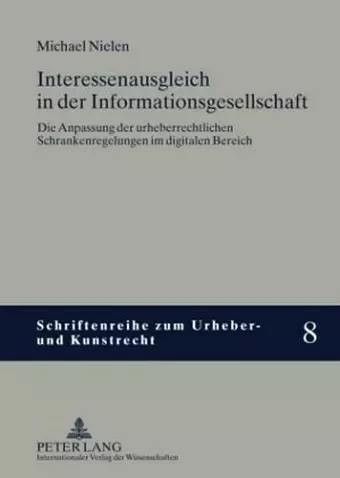 Interessenausgleich in Der Informationsgesellschaft cover