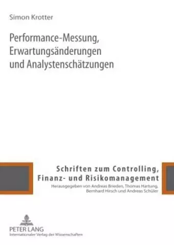 Performance-Messung, Erwartungsaenderungen Und Analystenschaetzungen cover