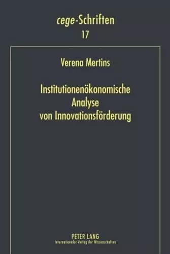 Institutionenoekonomische Analyse Von Innovationsfoerderung cover