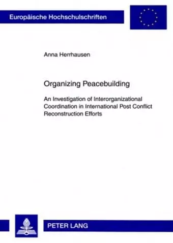 Organizing Peacebuilding cover