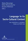 Language in its Socio-Cultural Context cover