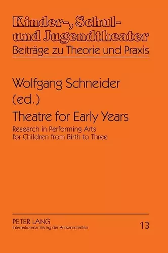 Theatre for Early Years cover