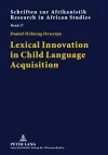 Lexical Innovation in Child Language Acquisition cover