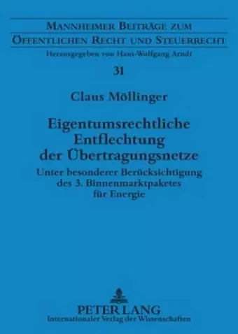 Eigentumsrechtliche Entflechtung Der Uebertragungsnetze cover