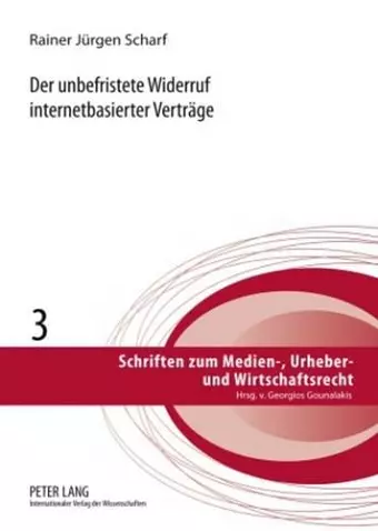 Der Unbefristete Widerruf Internetbasierter Vertraege cover