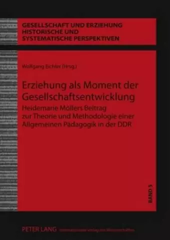 Erziehung ALS Moment Der Gesellschaftsentwicklung cover