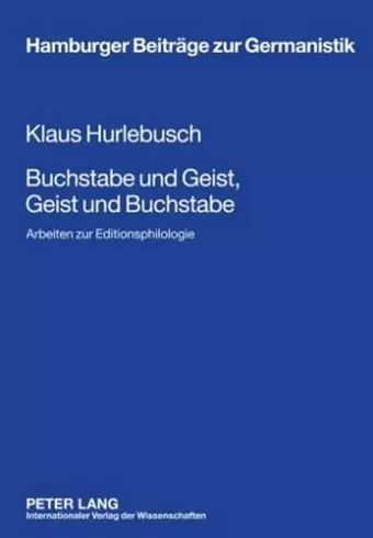 Buchstabe Und Geist, Geist Und Buchstabe cover