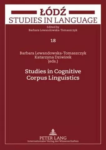 Studies in Cognitive Corpus Linguistics cover