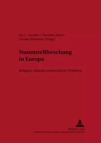 Stammzellforschung in Europa cover