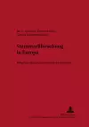 Stammzellforschung in Europa cover