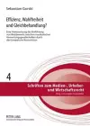 Effizienz, Wahlfreiheit Und Gleichbehandlung? cover