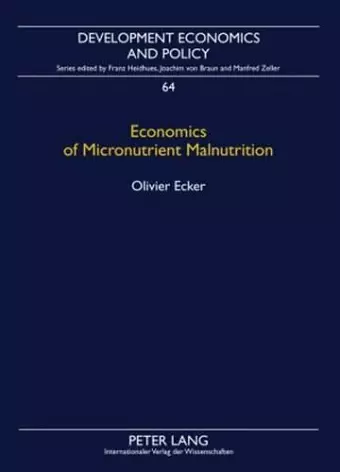 Economics of Micronutrient Malnutrition cover