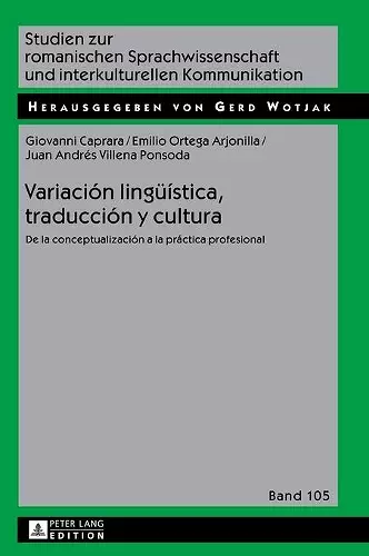 Variación lingueística, traducción y cultura cover