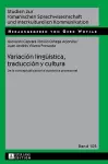 Variación lingueística, traducción y cultura cover