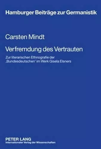 Verfremdung Des Vertrauten cover