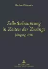 Selbstbehauptung in Zeiten Der Zwaenge cover