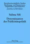 Determinanten Der Publizitaetspolitik cover