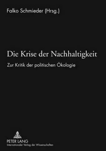 Die Krise Der Nachhaltigkeit cover