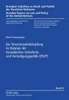 Die Terrorismusbekaempfung Im Rahmen Der Europaeischen Sicherheits- Und Verteidigungspolitik (Esvp) cover