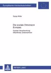 Die Soziale Dimension Europas cover