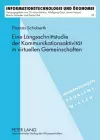 Eine Laengsschnittstudie Der Kommunikationsaktivitaet in Virtuellen Gemeinschaften cover