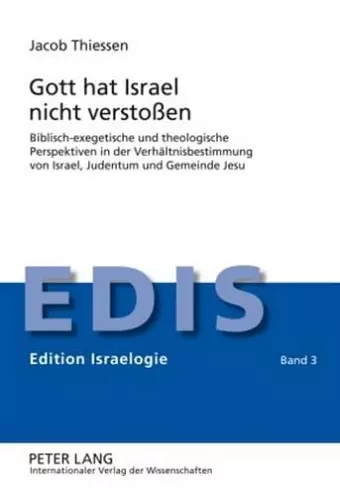 Gott Hat Israel Nicht Verstoßen cover