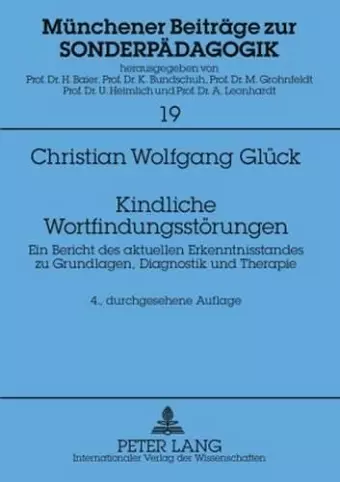 Kindliche Wortfindungsstoerungen cover