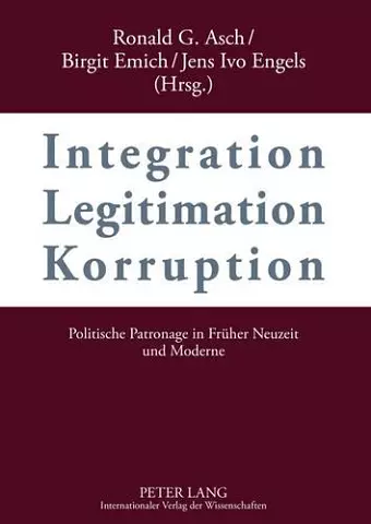 Integration – Legitimation – Korruption- Integration – Legitimation – Corruption cover