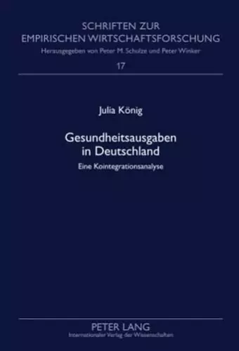 Gesundheitsausgaben in Deutschland cover