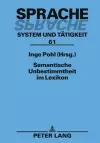 Semantische Unbestimmtheit Im Lexikon cover