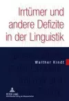 Irrtuemer Und Andere Defizite in Der Linguistik cover