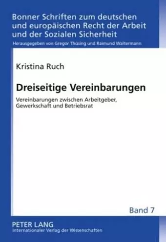 Dreiseitige Vereinbarungen cover