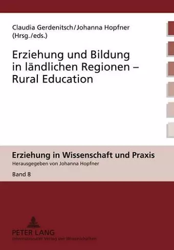 Erziehung und Bildung in laendlichen Regionen- Rural Education cover