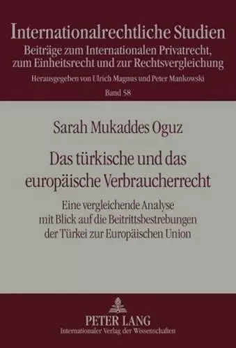 Das Tuerkische Und Das Europaeische Verbraucherrecht cover