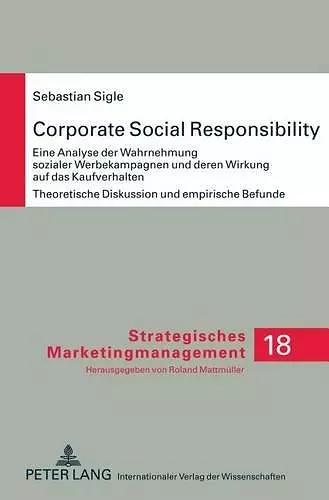 Corporate Social Responsibility cover