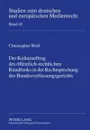 Der Kulturauftrag Des Oeffentlich-Rechtlichen Rundfunks in Der Rechtsprechung Des Bundesverfassungsgerichts cover