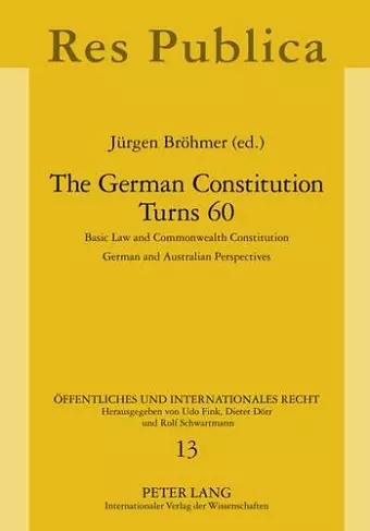 The German Constitution Turns 60 cover