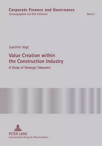 Value Creation within the Construction Industry cover