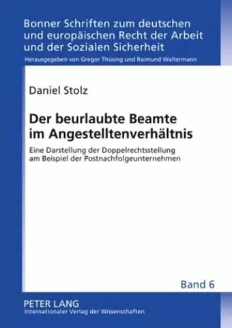 Der Beurlaubte Beamte Im Angestelltenverhaeltnis cover