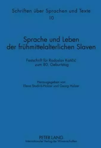 Sprache und Leben der fruehmittelalterlichen Slaven cover