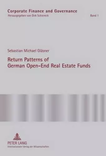 Return Patterns of German Open-End Real Estate Funds cover