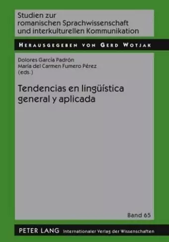 Tendencias En Lingueística General Y Aplicada cover