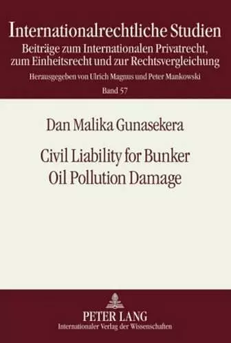 Civil Liability for Bunker Oil Pollution Damage cover