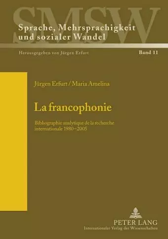 La Francophonie cover