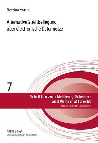 Alternative Streitbeilegung Ueber Elektronische Datennetze cover