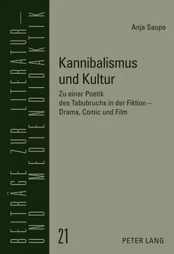 Kannibalismus Und Kultur cover