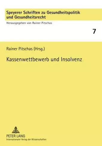 Kassenwettbewerb Und Insolvenz cover