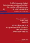 Konzessionsvertraege Im System Des Europaeischen Und Deutschen Wettbewerbsrechts cover